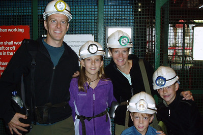 ready to go underground at the Big Pit coal mine