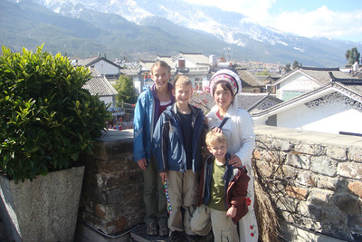 our guide, Jane, and the kids