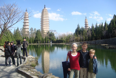 posing at the Three Pagodas