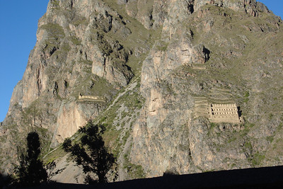 we visited the Incan ruins of Ollantaytambo
