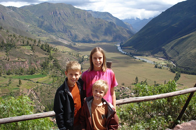 posing above Urubamba Valley
