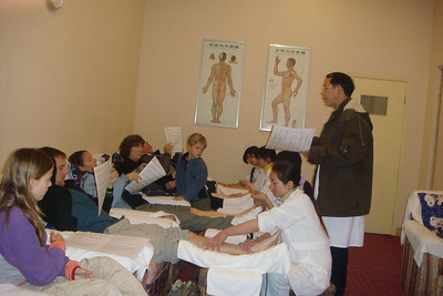 we finally succumbed to the lure of the foot massage