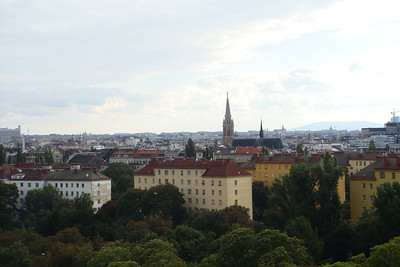 a view from the Ferris wheel