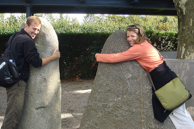 hugging harmony rocks placed there by Feng Shui himself