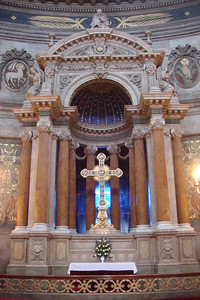 the altar of the Marble Church