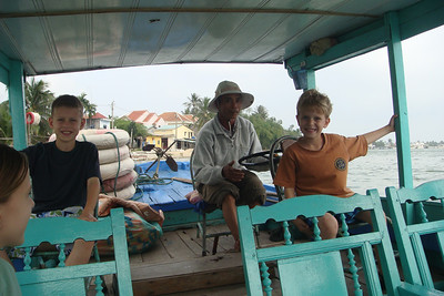 taking a boat ride to the sea