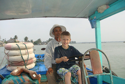 Nate got a turn at the wheel