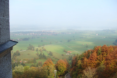 foggy views from the castle