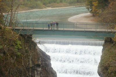 we passed a cool waterfall on the way to Zugspitze