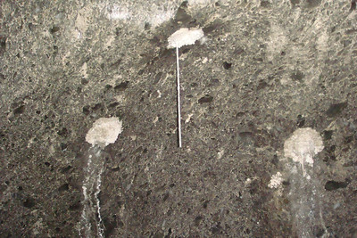 a salt stalactite