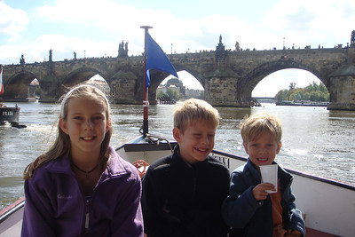 we had a great boat ride of the Vltova