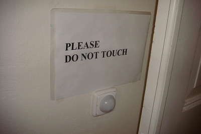 we all really wanted to push that button in our hotel room!