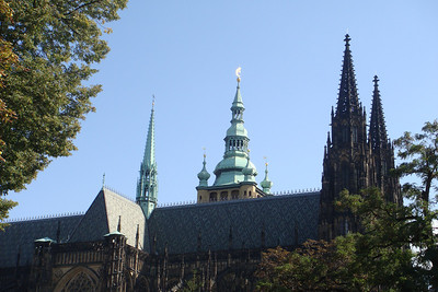 Prague Castle and St. Vitus Cathedral within