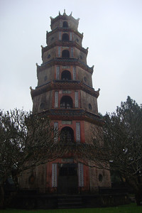 the tower at Thien Mu Pagoda Buddhist temple