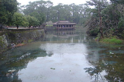 the lake at mausoleum site of Emporer Tu Duc
