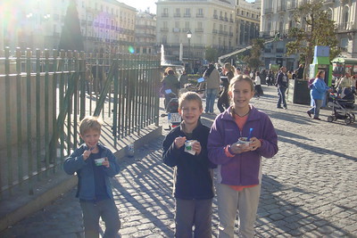 hanging out on the Puerta del Sol