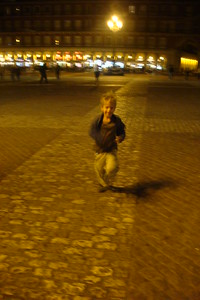 we worked up an appetite running on the Plaza...