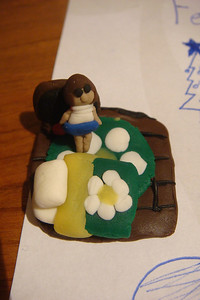 Alayna's tiny clay creation