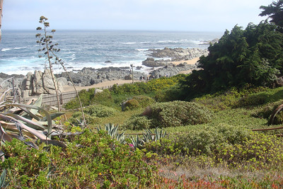 view from Neruda's sea side home