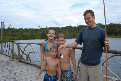 pirahna fishing and swimming, two great things that go great together!
