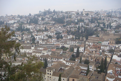 the city of Granada from the Alhambra