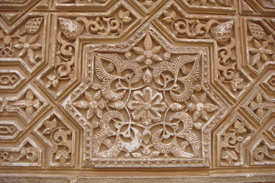 detail of an Arabesque pattern