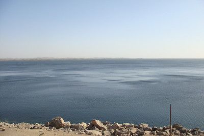 the Nile was dammed to create the massive Lake Nasser