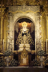 The Virgin of Hope statue, who locals call La Macarena