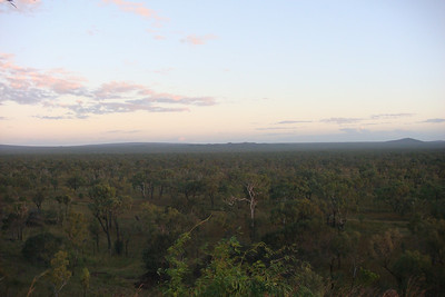 we climbed a hill to watch the sunset