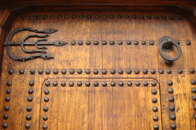 the Hand of Fatima symbol is found on many doors in Morocco
