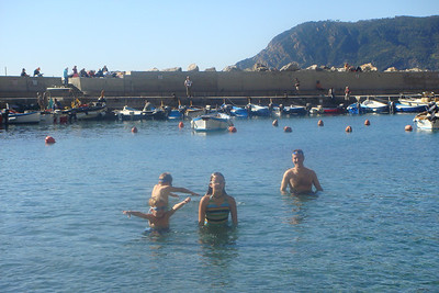 a warm day and some chilly water
