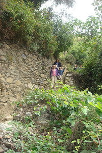 heading back down