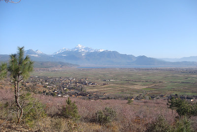 on the way to Tiger Leaping Gorge
