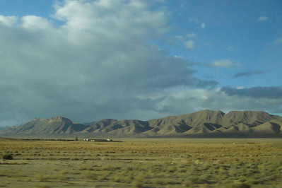 through the mountains to eastern Morocco near the Sahara