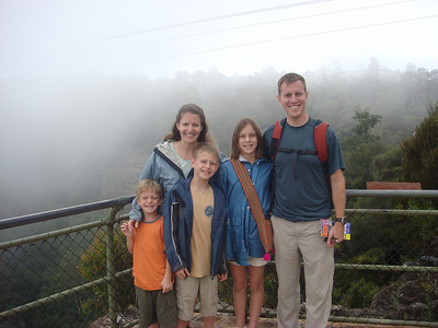 the visit to the Blue Mountains started misty and mysterious