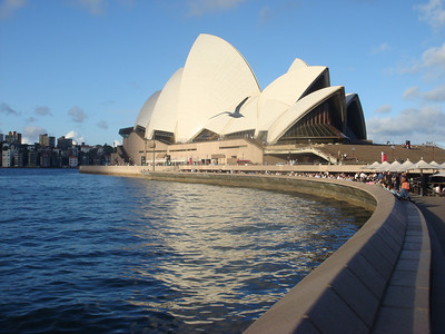 back in Syndey at the opera house