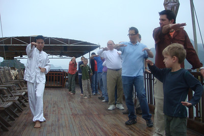 a little morning Tai Chi