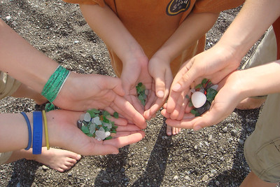 broken glass treasures