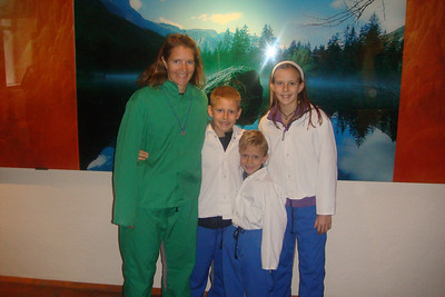 dressed and ready to descend into the salt mine