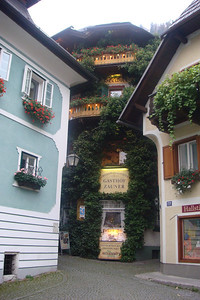 some views of the Hallstatt town square