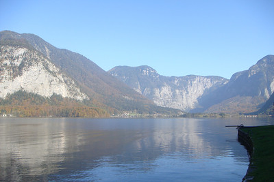 more views of the lake and town