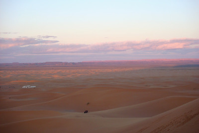 looking towards the Algerian border