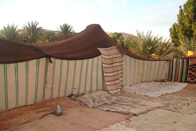 our home for one night in the Sahara