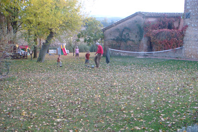 playing soccer with Filippo
