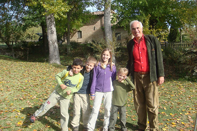 saying goodbye to Filippo and David