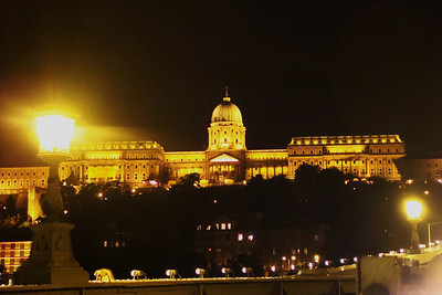 the Buda Castle from the Chain Bridge