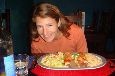 celebrating day 100 with some Mexican food