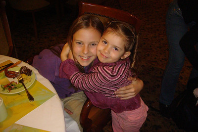 saying goodbye to Cecilia