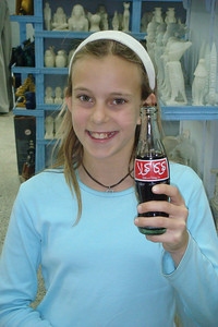 enjoying an Arabic Coke