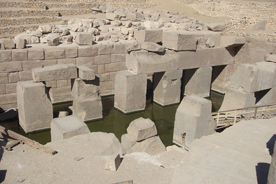 one of the so called tombs of Osiris (some tourists actually bathe there for its spiritual benefits)
